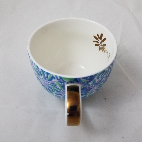 Lilly Pulitzer Tea Cup 12 Oz. High Manetenance - Picture 2 of 11